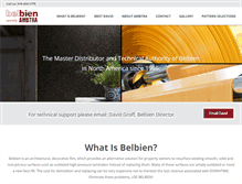 Tablet Screenshot of belbien.com